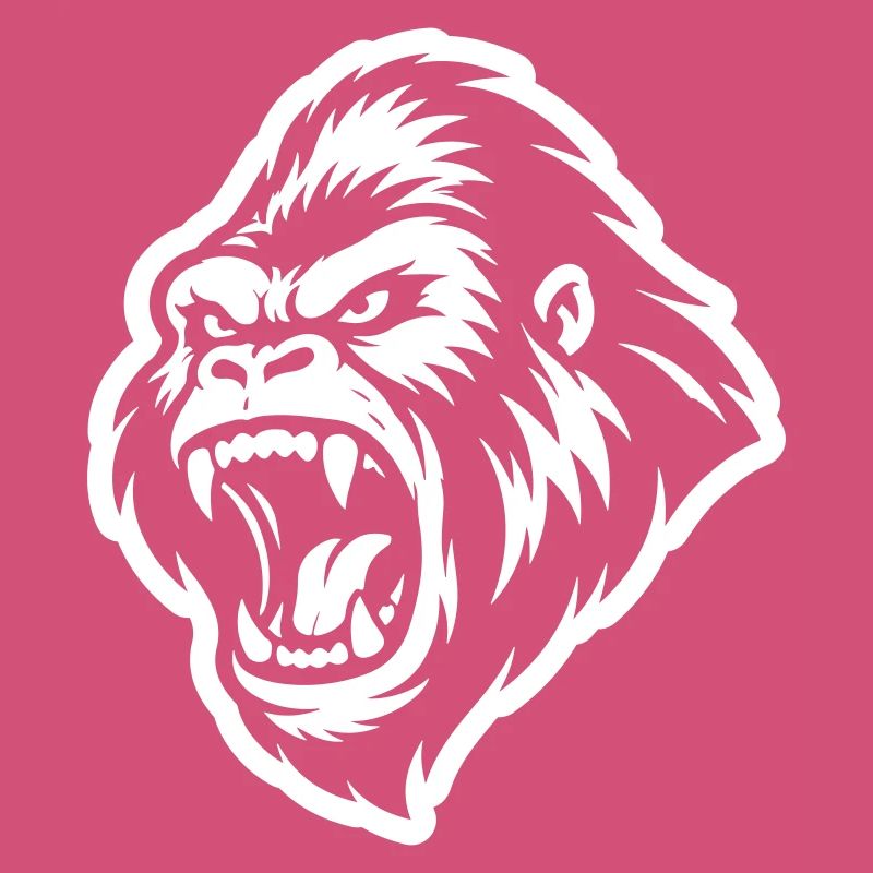 Gorilla Aggressiv