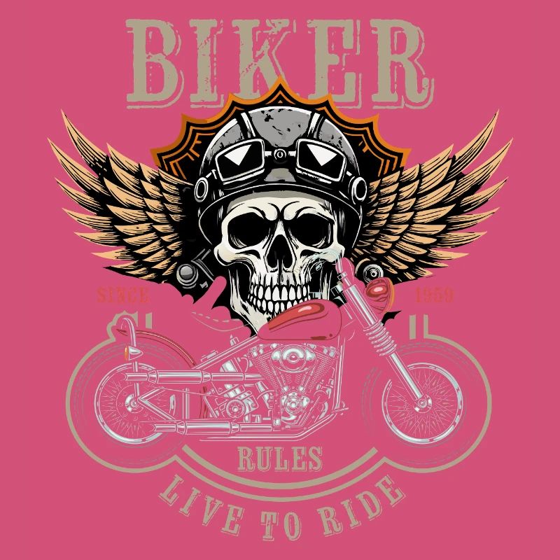 Biker Rules - Since 1959 - Live to Ride