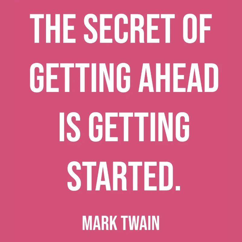 Getting Ahead Starts Now