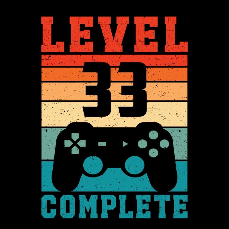 33e anniversaire Niveau 33 Complet 33 ans de joueur
