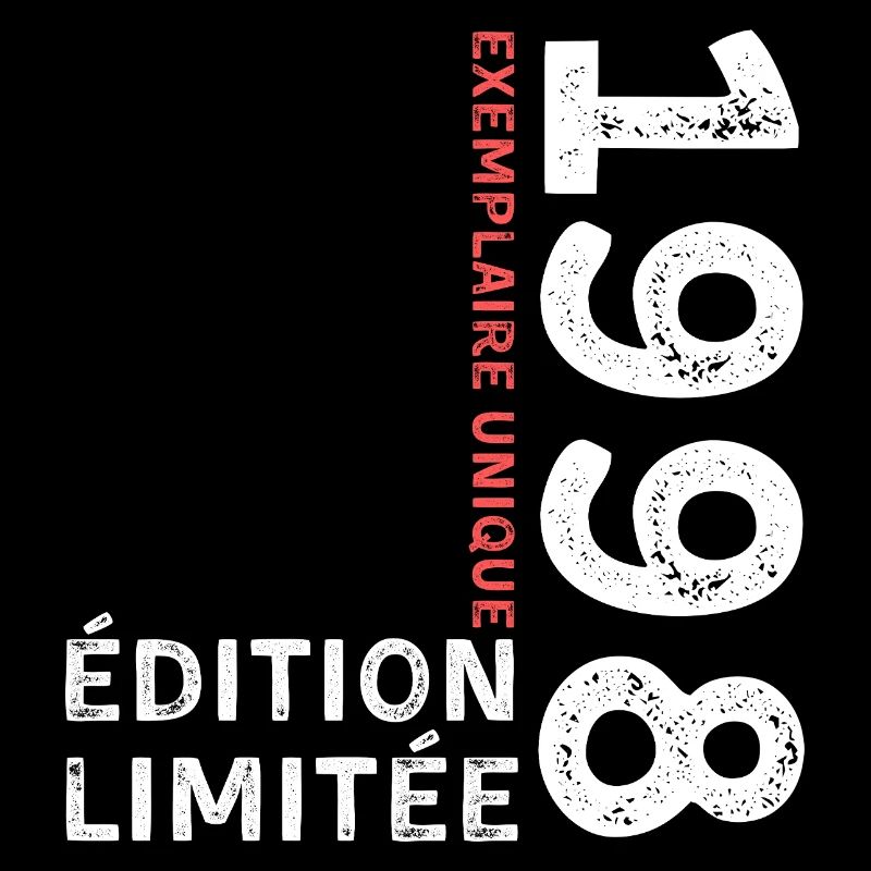 Année 1998 au style typographique vintage