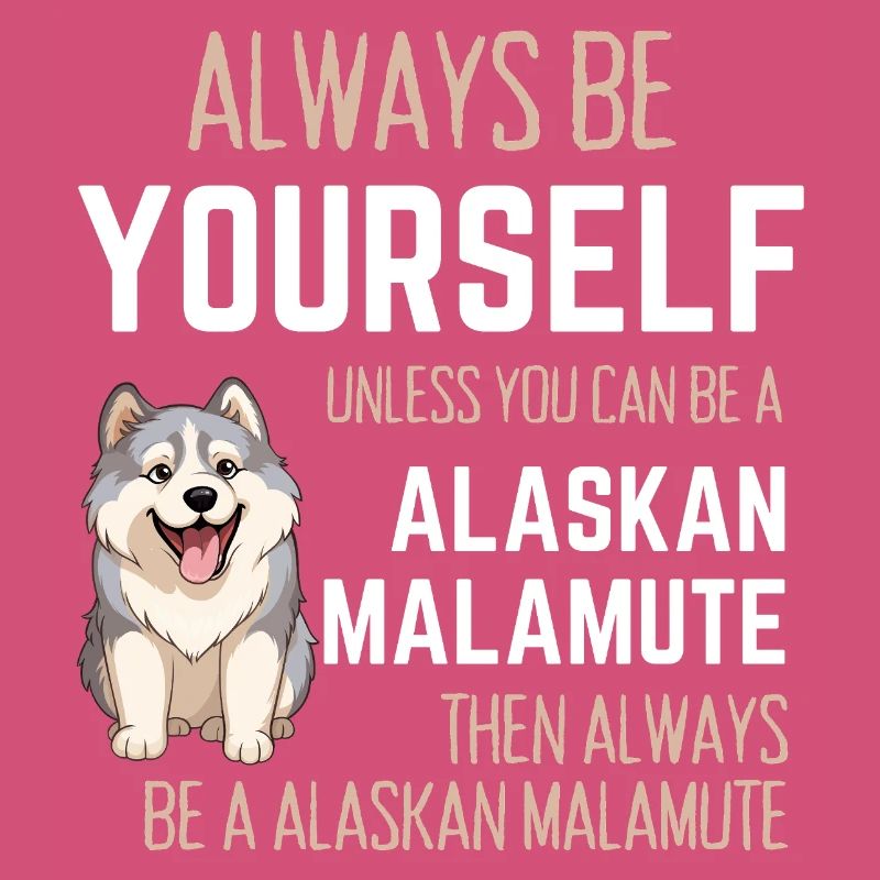 Sei immer du selbst, außer Alaskan Malamute