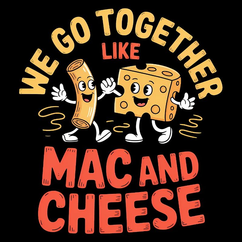 Mac and Cheese Best Friends Couple Design