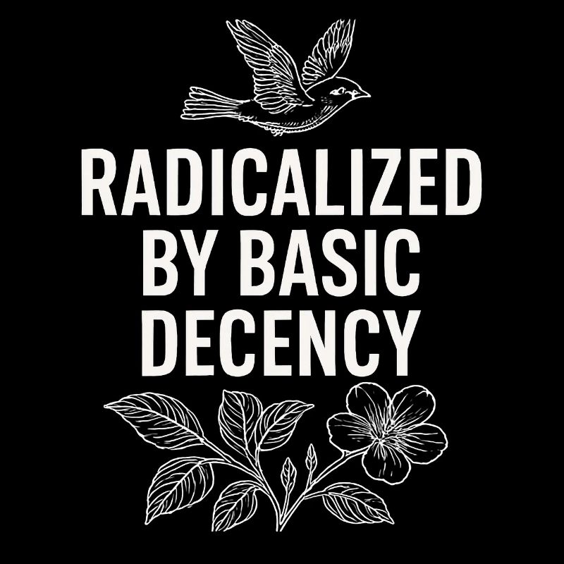Radicalisé par une chemise de déclaration de décence basique