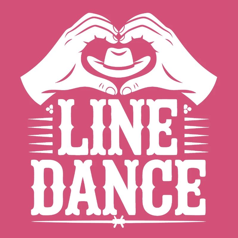 Line Dance Heart Hands Logo
