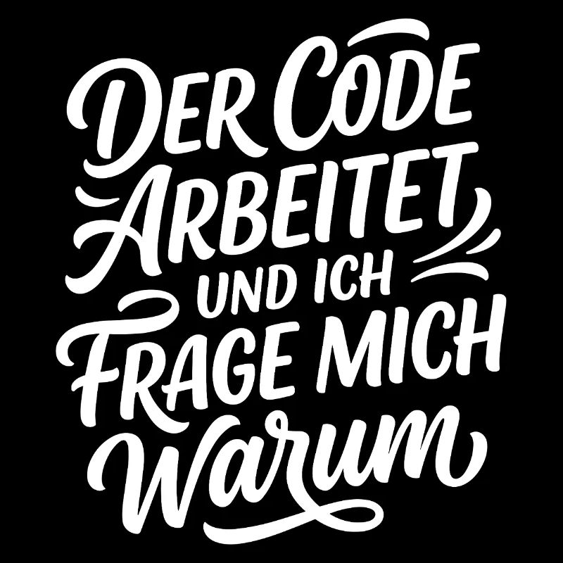Coder arbeitet Spruch Humor Programmierer