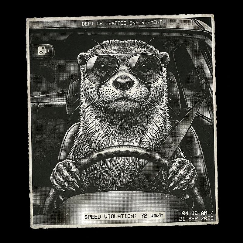 Otter Flashed