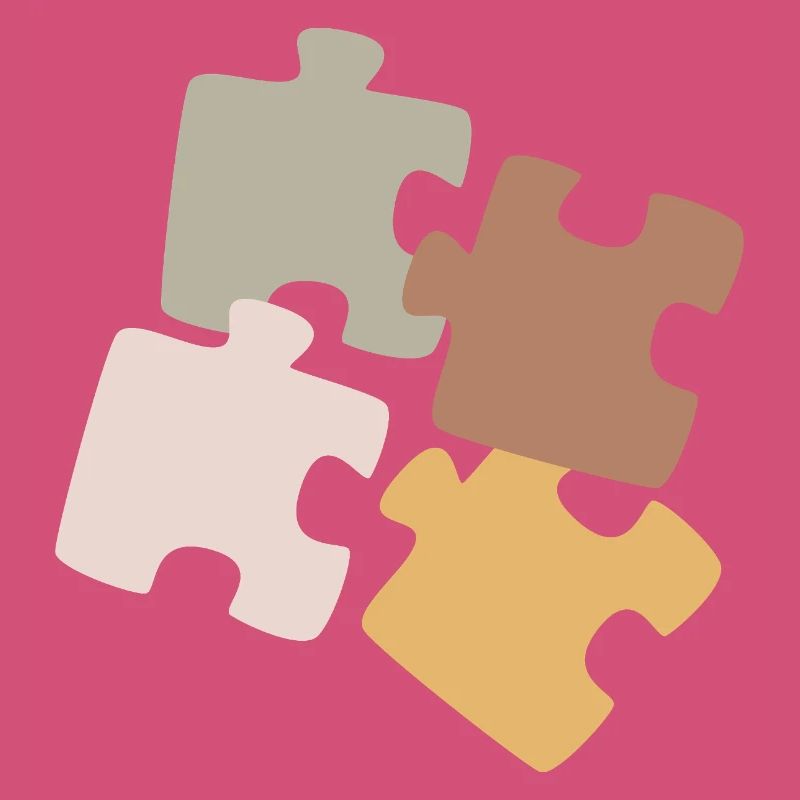 Variété de Patchwork de Puzzles