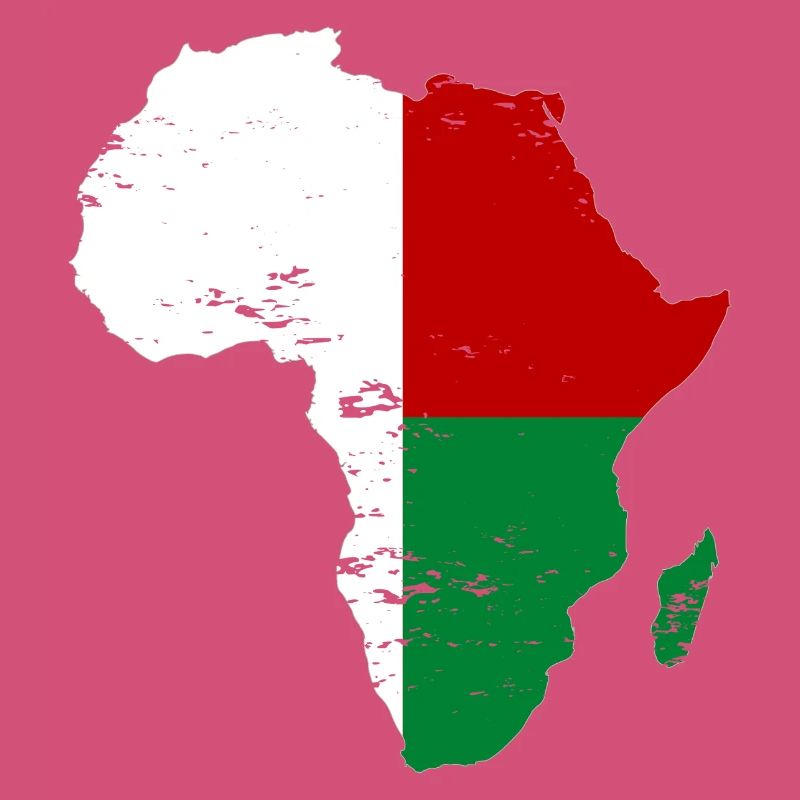 Drapeau de Madagascar Afrique