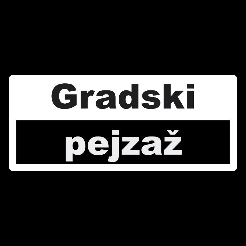 Cityscape Typography Croatia