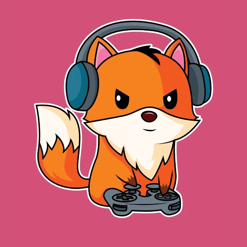 Gaming Fox - Player Fox Design