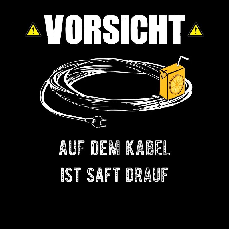 Auf dem Kabel ist Saft Elektriker Geschenk