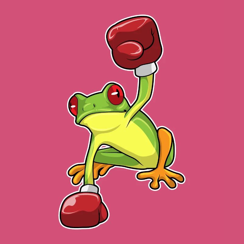 Boxer Grenouille Boxe Gants de Boxe Boxe