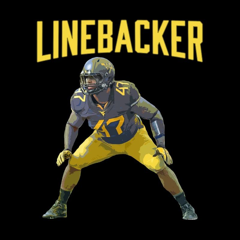 Conception du football de linebacker Kraft