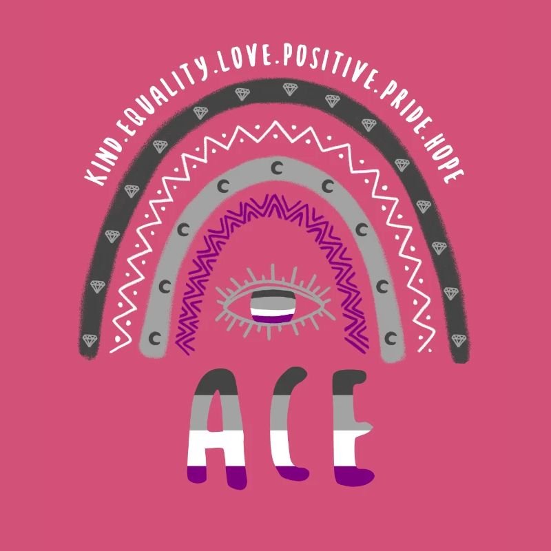 Boho Regenbogen Ace Pride