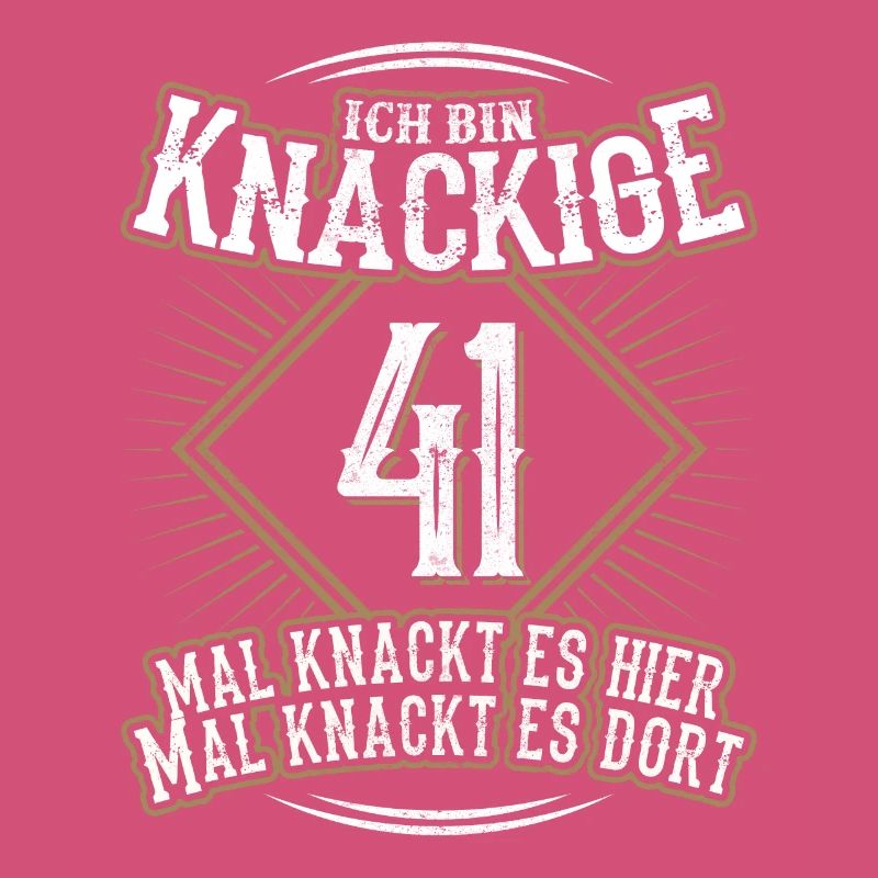 41. Geburtstag Lustig Geschenk