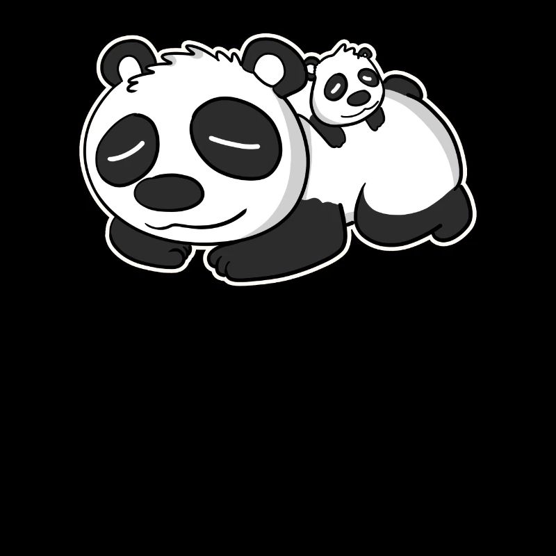 Panda Papa mit Baby Panda