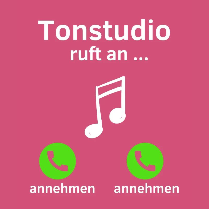 Tonstudio ruft an - annehmen oder annehmen?