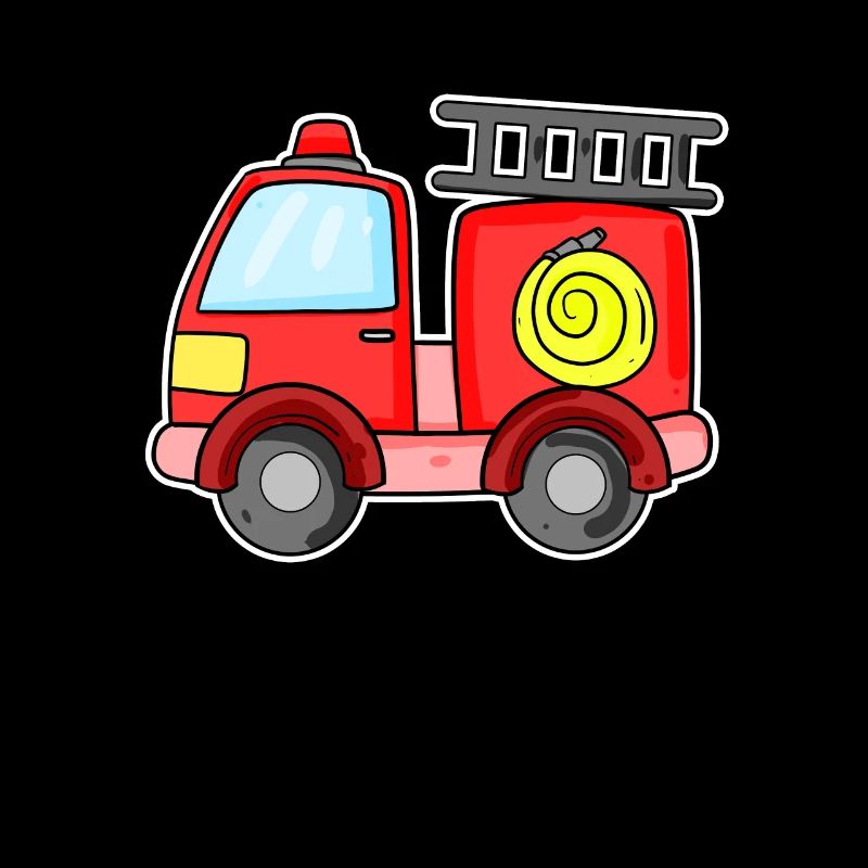 Motif de voiture de pompiers
