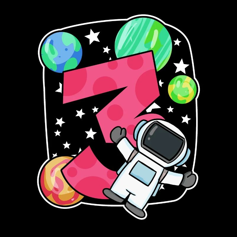 3 ans Jeune astronaute - Trois ans