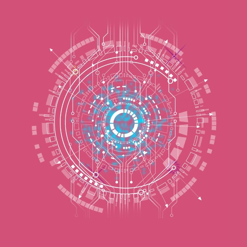 computer Space cpu pc Nerd Circuit Board Warp geek ai ki