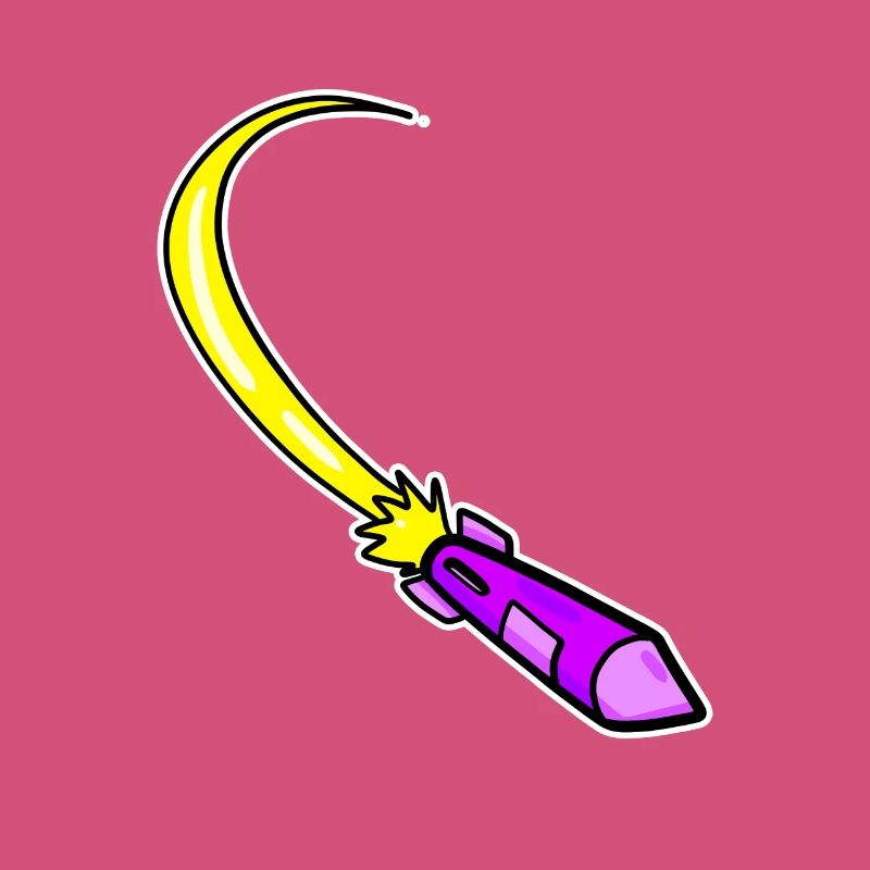 Fusée violette