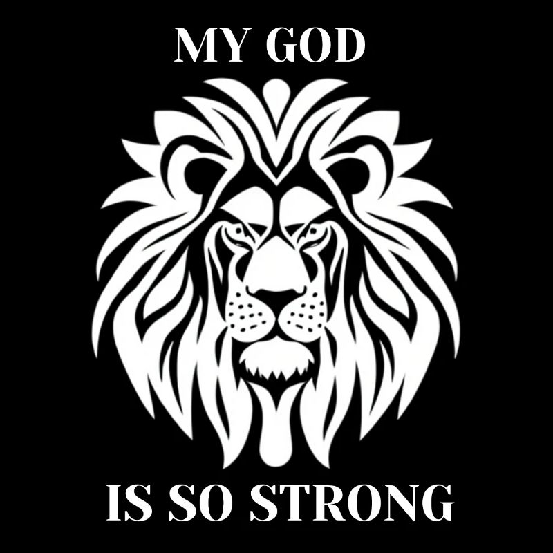 Leo God's Strength Strong Statement