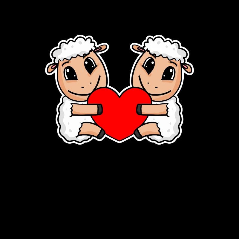 Schaf Herz Liebe Schafe