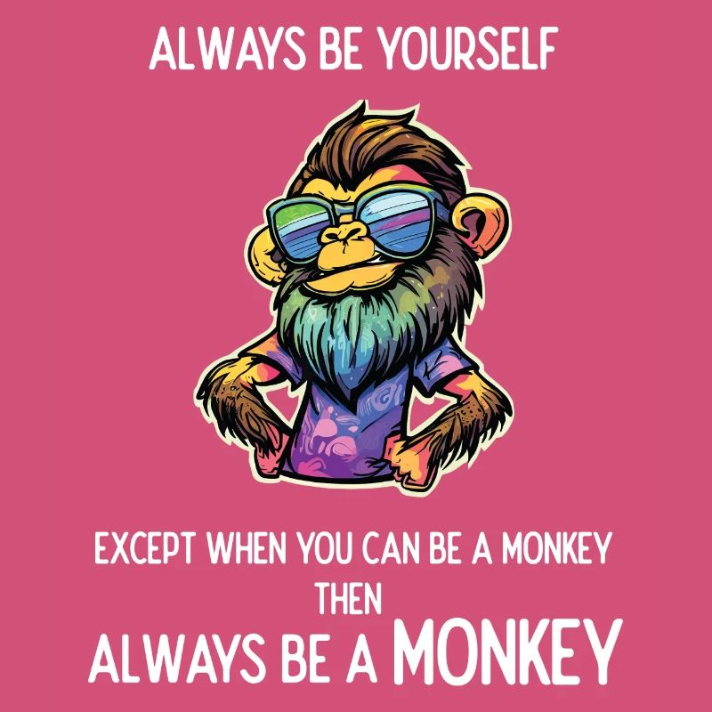 Sei immer ein Affe