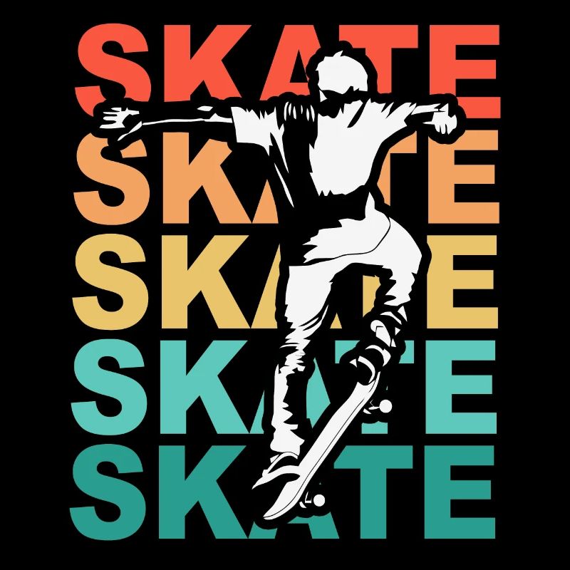 Skateboarding Cool Skater Boy Bunt