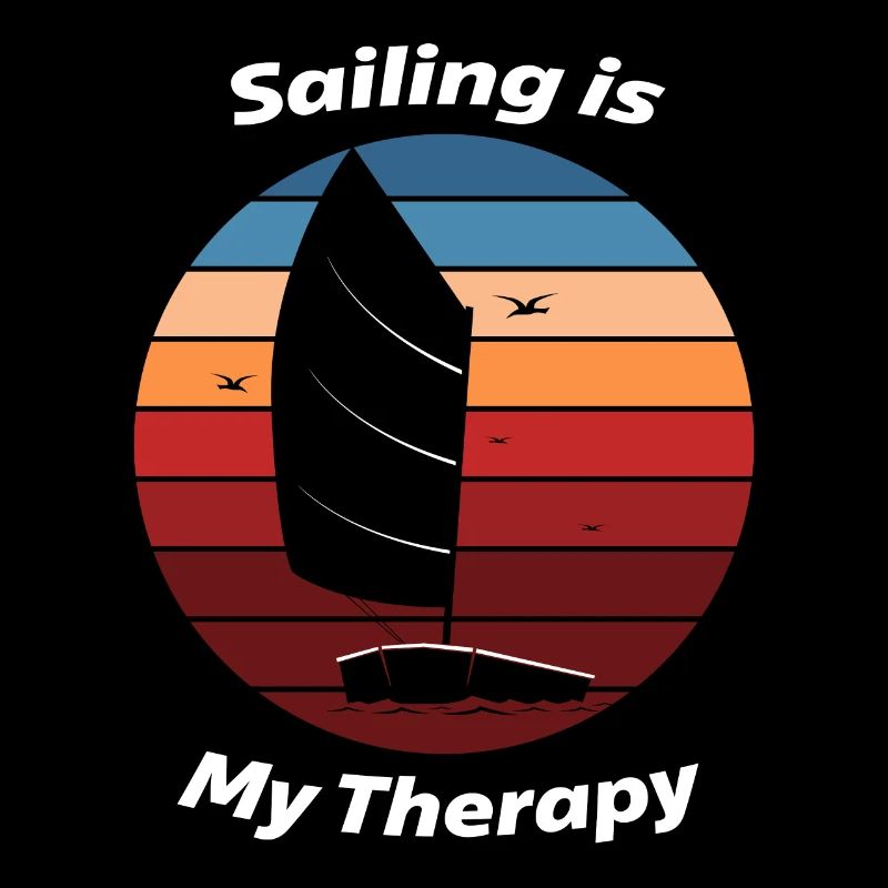 Sailing is my Therapy | Sailing T-Shirt Design