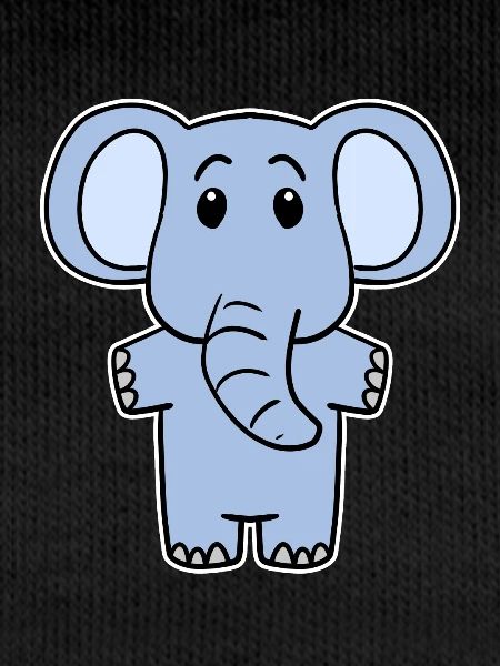 Mignon petit éléphant