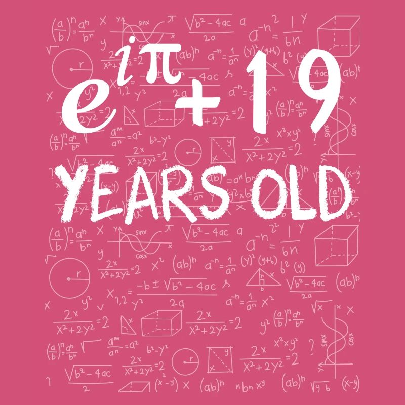 18th birthday 18 years old Euler Identity math