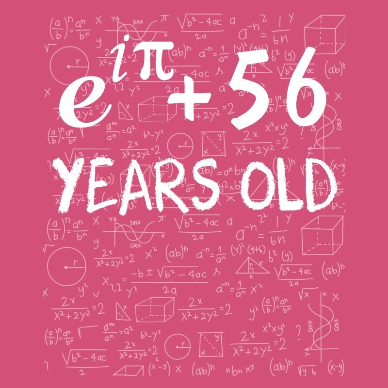55th birthday 55 years Euler Identity math gift