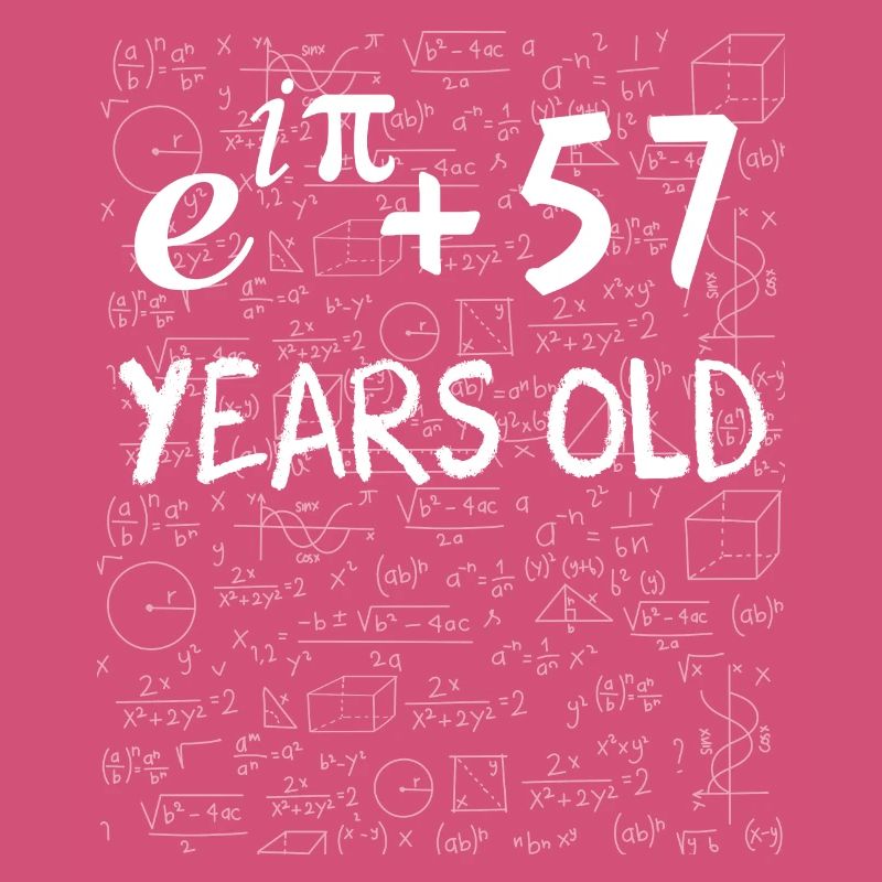 56th Birthday 56 Years Euler Identity Math Gift