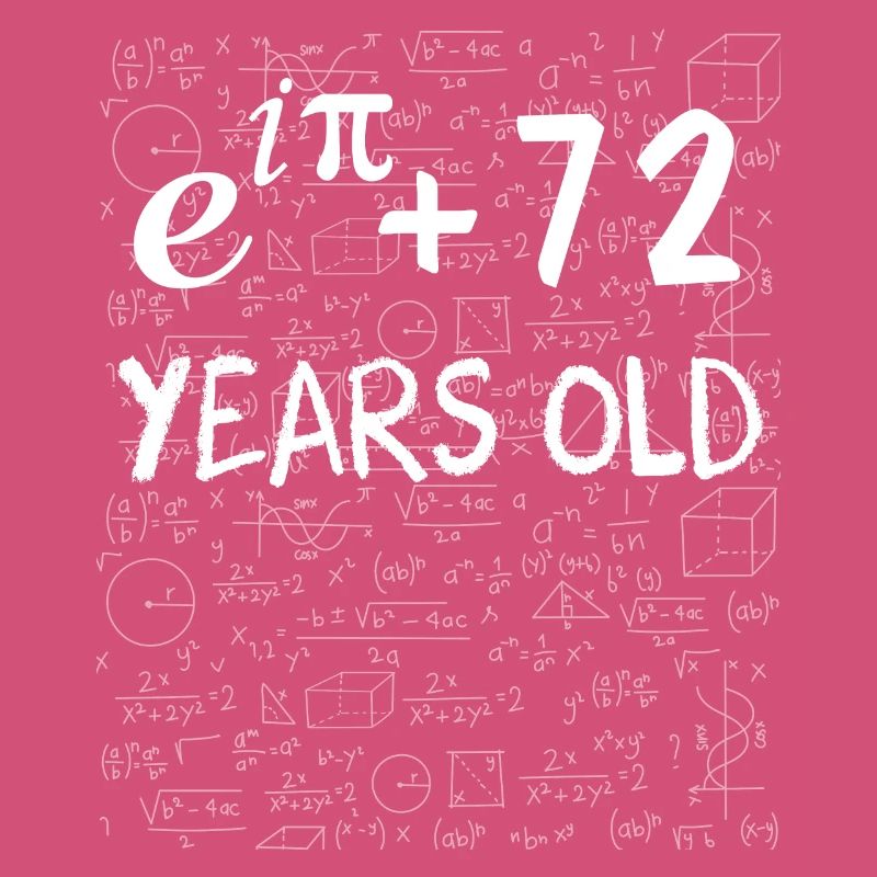 71st Birthday 71 Years Euler Identity Math Gift