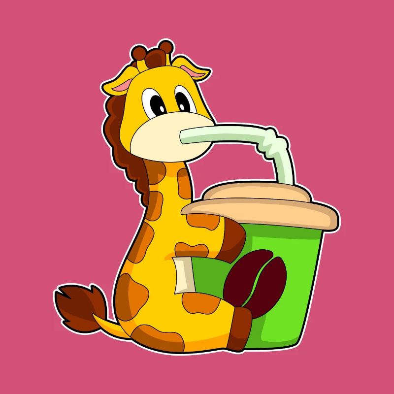 Giraffe Kaffee Kaffeebecher