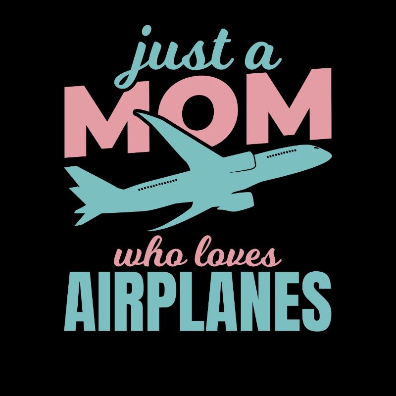 Maman amoureuse de l’avion