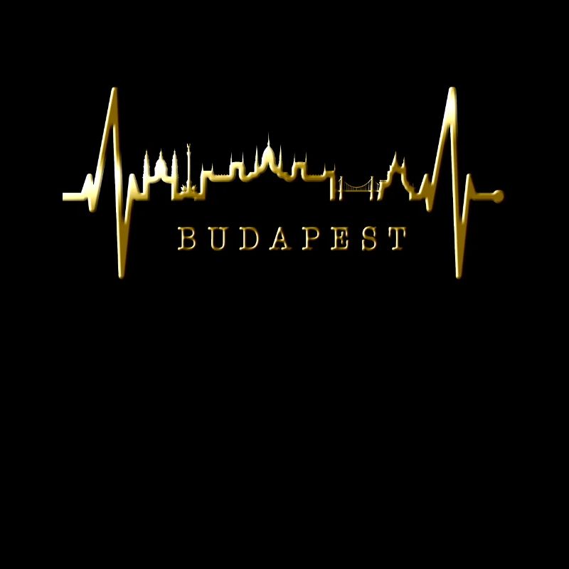 Budapest Skyline Herzschlag Ungarn Herz Budapester