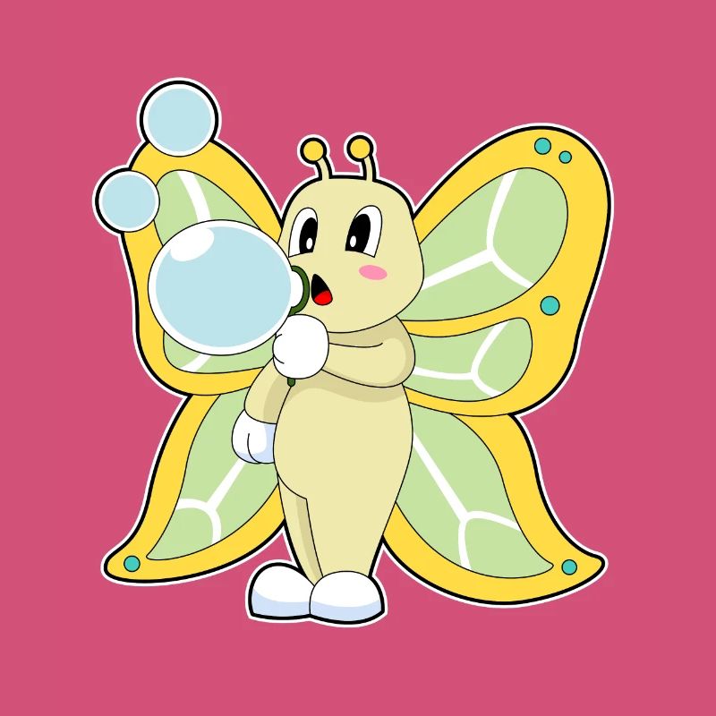 Butterfly Soap Bubbles