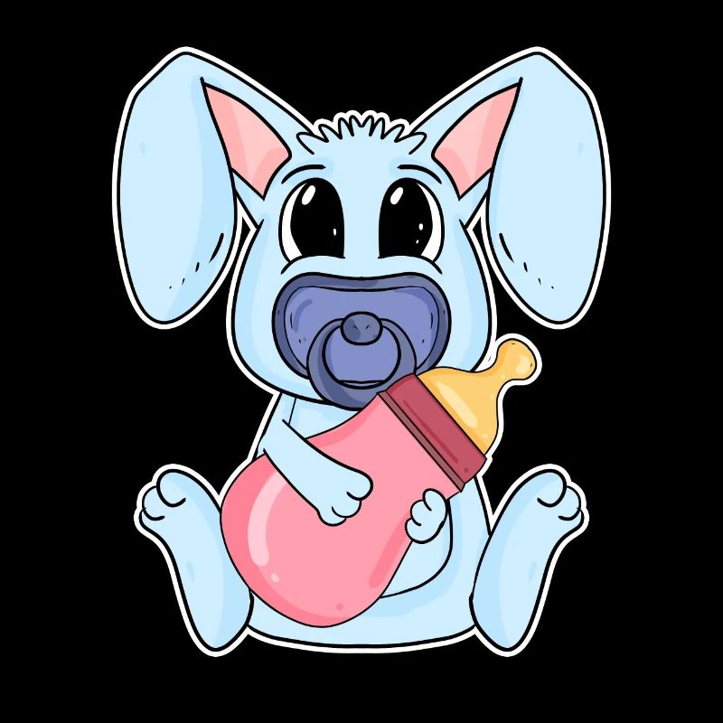 Motif de bébé lapin