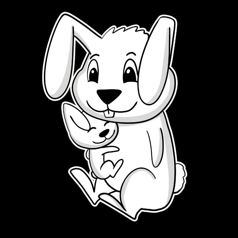 Bunny Family - Lapin avec bébé