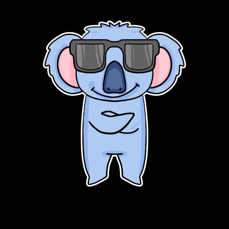 Koala mit Brille