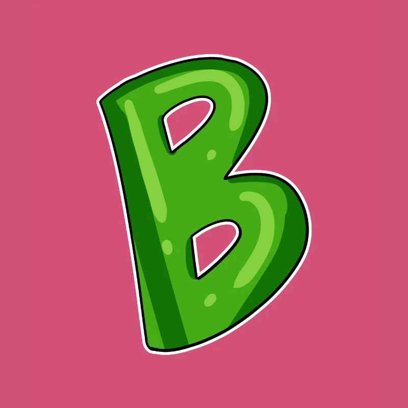 Buchstabe B - Anfangsbuchstabe B