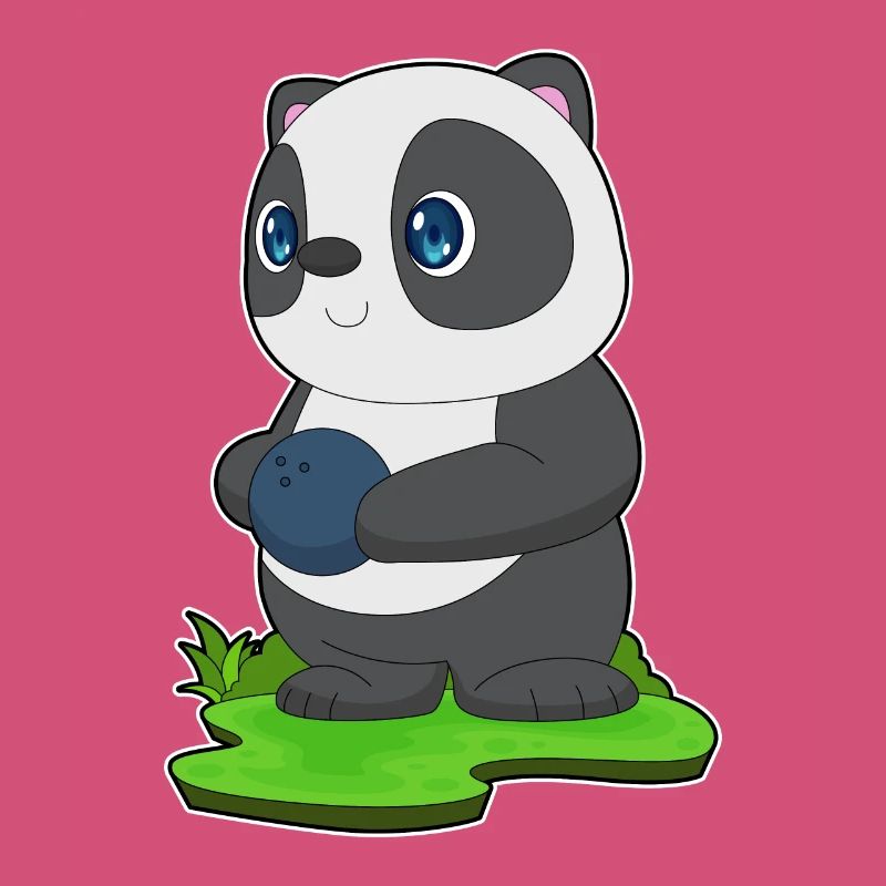 Boule de bowling Panda