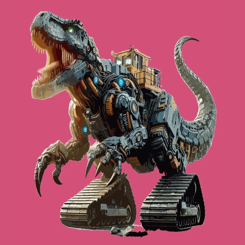 Bagger T-Rex Dinosaurier