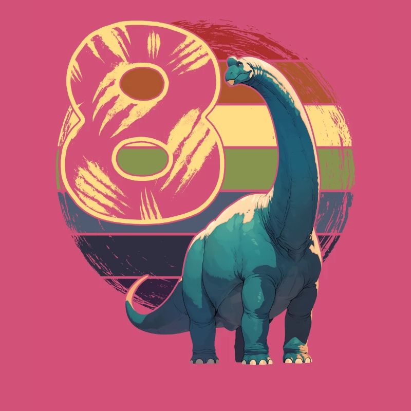 Brachiosaure 8 ans 8e anniversaire