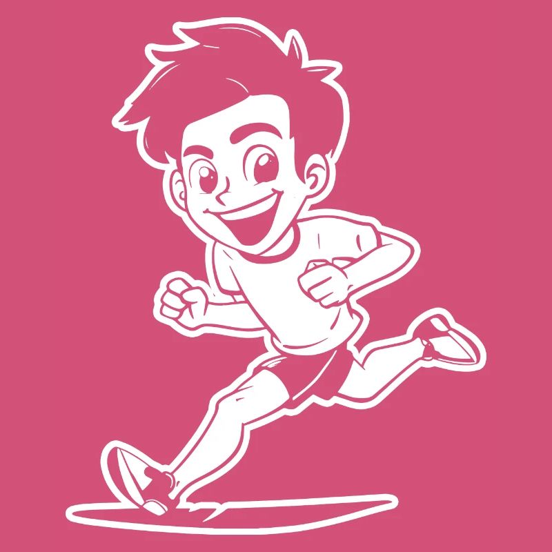 Marathon Boy Drawing
