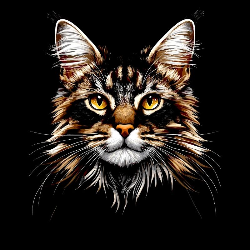 Maine Coon Chat Chat Maman Chat Maine Coon Chats