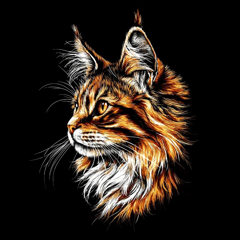 Maine Coon Chat Chat Maman Chat Maine Coon Chats